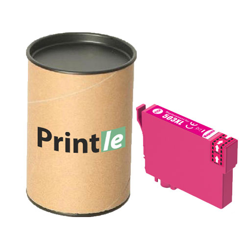 Epson 503XL (C13T09R34010) kasetė magenta 14ml (Printle)  (su mikroschema)