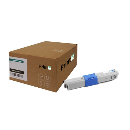 OKI 44469706 kasetė mėlyna/cyan 2000psl (Printle)  (su mikroschema)