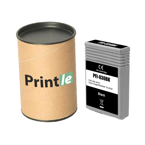 Canon PFI-030BK (3489C001) juoda/black 55ml (Printle) PFI030BK (su mikroschema)