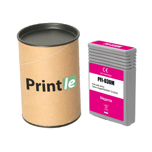 Canon PFI-030M (3491C001) raudona/magenta 55ml (Printle) PFI030M (su mikroschema)