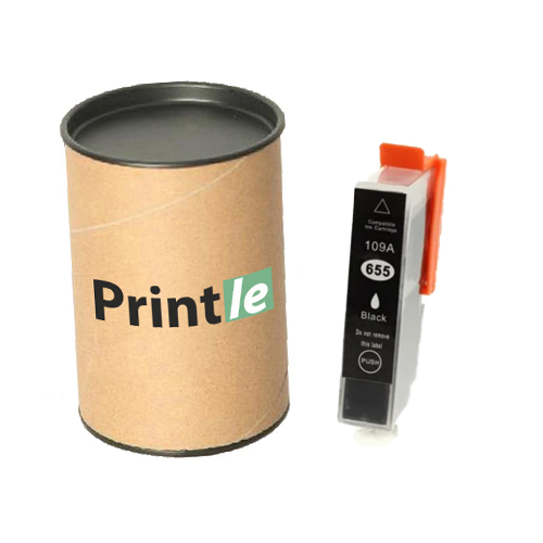 HP 655 (CZ109AE) kasetė juoda/black 21.6ml (Printle)  (su mikroschema)