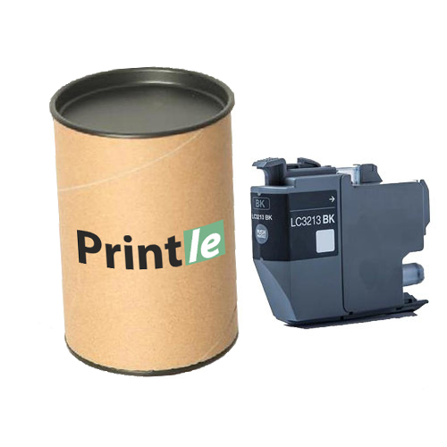 Brother LC-3213BK kasetė juoda/black 500psl (Printle) LC3213BK (su mikroschema)