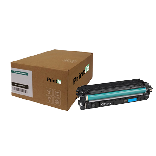 HP 508X (CF361X) kasetė cyan/žydra 9500psl (Printle) (su mikroschema)