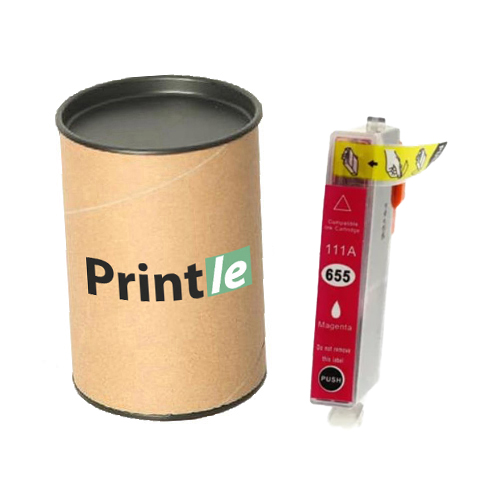 HP 655 (CZ111AE) kasetė raudona/magenta 14.2ml (Printle)  (su mikroschema)