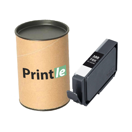Canon PFI-300PBK (4193C001) foto juoda 14ml (Printle) PFI300PBK (su mikroschema)
