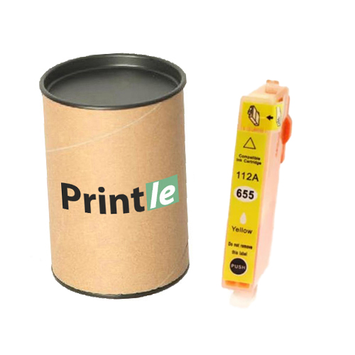 HP 655 (CZ112AE) kasetė geltona/yellow 14.2ml (Printle) (su mikroschema)