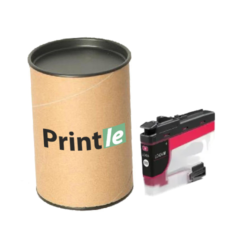 Brother LC-424M kasetė raudona/magenta 8ml (Printle) LC424M (su mikroschema)