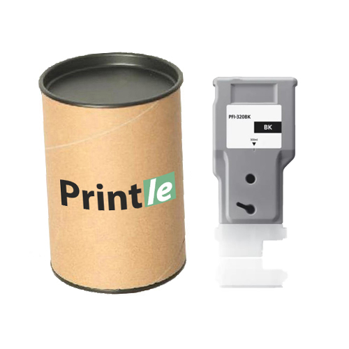 Canon PFI-320BK (2890C001) juoda/black 300ml (Printle) PFI320BK (su mikroschema)