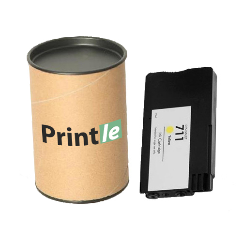 HP 711 (CZ132A) kasetė geltona/yellow 29ml (Printle)  (su mikroschema)
