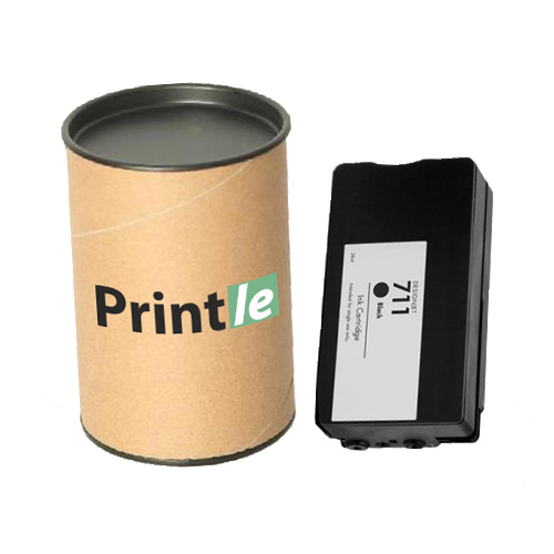 HP 711 (CZ133A) kasetė juoda/black 80ml (Printle)  (su mikroschema)