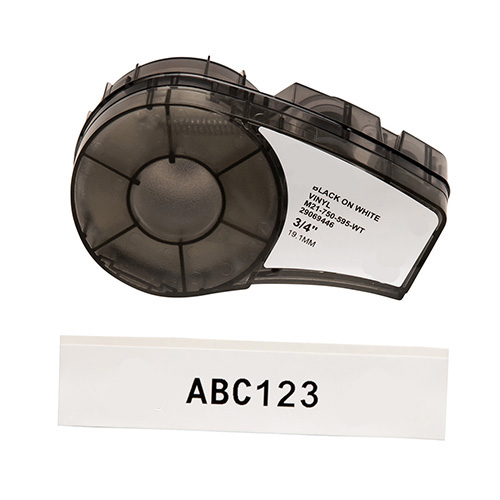 Brady M21-750-595-WT lipni analoginė juostelė 6,4m x 19,1mm