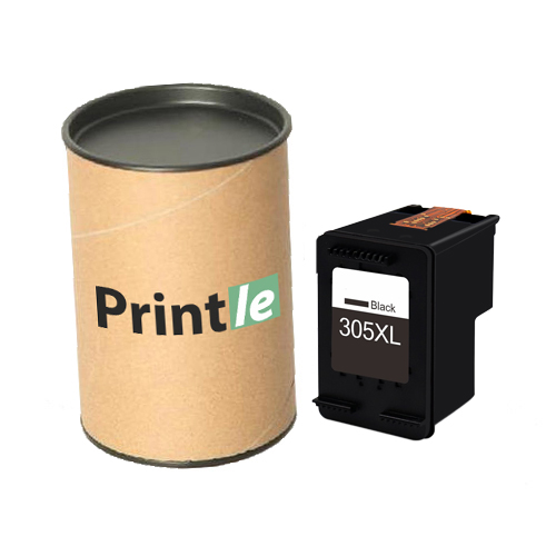 HP 305XL (3YM62AE) kasetė juoda/black 650psl (Printle)  (su mikroschema)