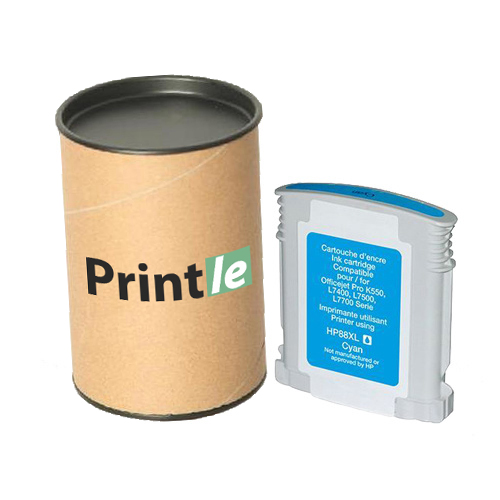 HP 88XL (C9391AE) kasetė žydra/cyan 1700psl (Printle) (su mikroschema)