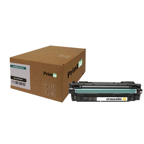 HP 508A (CF362A) kasetė yellow/geltona 5000psl (Printle)  (su mikroschema)