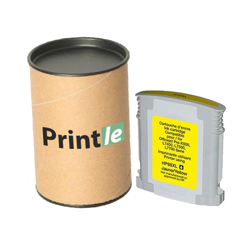 HP 88XL (C9393AE) kasetė geltona/yellow 1700psl (Printle)  (su mikroschema)