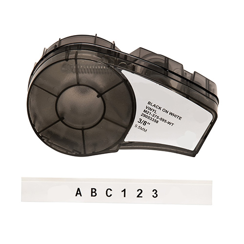 Brady M21-375-595-WT lipni analoginė juostelė 6,4m x 9,5mm