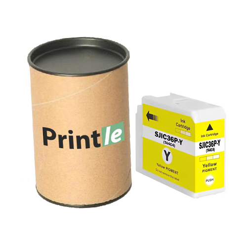 Epson SJIC36P-Y (C13T44C440) geltona/yellow 80ml (Printle) SJIC36PY (su mikroschema)