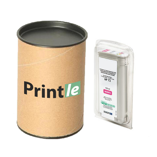 HP 72 (C9372A) kasetė magenta/raudona 130ml (Printle)  (su mikroschema)