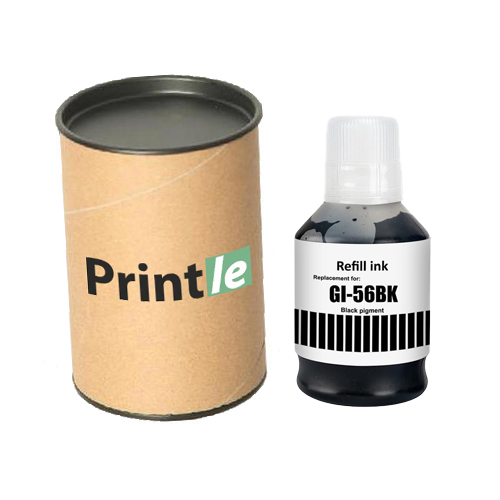 Canon GI-56BK (4412C001) juoda/black 135ml (Printle) GI56BK (su mikroschema)