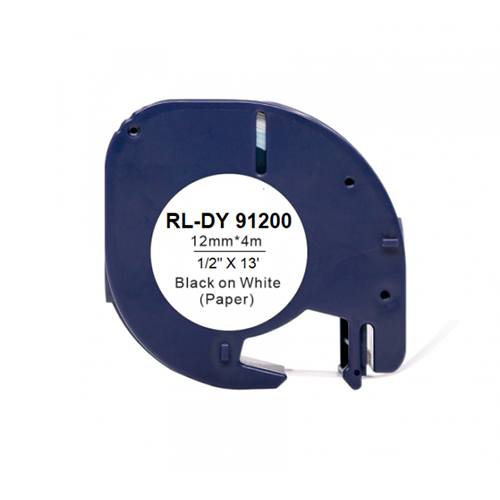 Dymo lipni analoginė juostelė 91200, 4m x 12mm