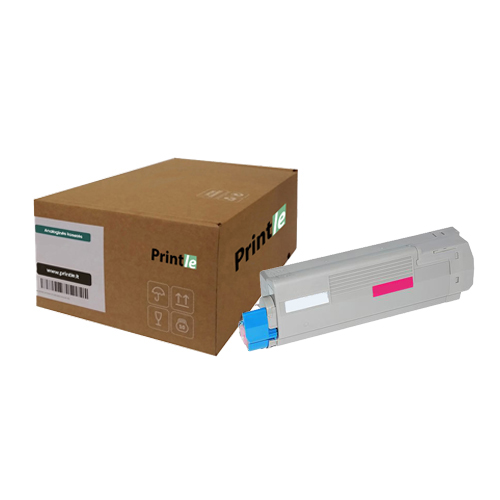 OKI 46490606 kasetė magenta/raudona 6000psl (Printle)  (su mikroschema)