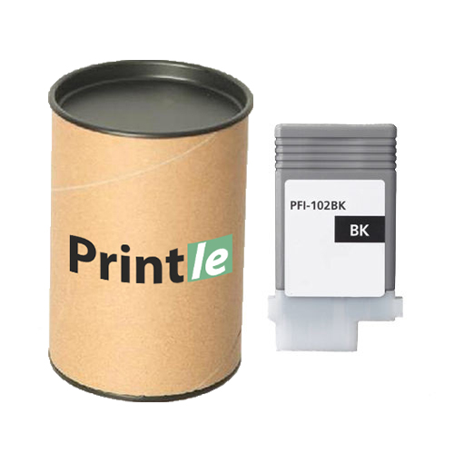 Canon PFI-102BK (0895B001) kasetė black/juoda 130ml (Printle) PFI102BK (su mikroschema)