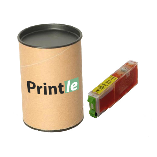 Canon CLI-551Y XL (6446B001) kasetė geltona 970psl (Printle) CLI-551 (su mikroschema)