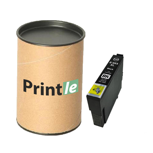 Epson 603XL (C13T03A14010) kasetė juoda 500psl (Printle)  (su mikroschema)