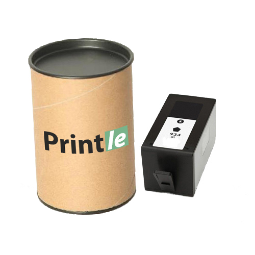 HP 934XL (C2P23AE) kasetė juoda/black 1000psl (Printle)  (su mikroschema)