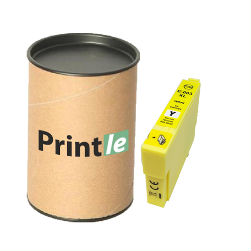 Epson 603XL (C13T03A44010) kasetė geltona 350psl (Printle)  (su mikroschema)