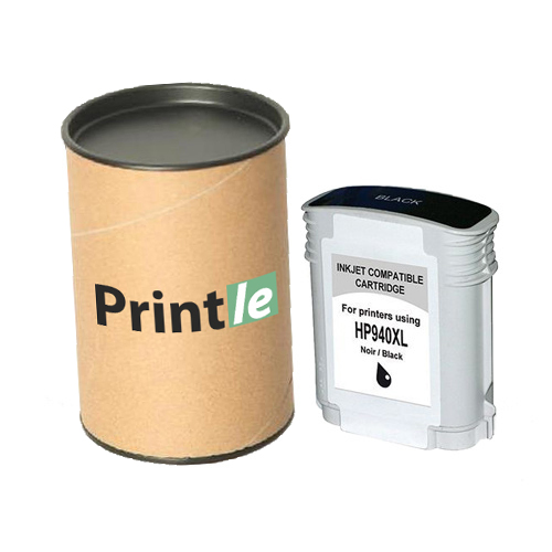 HP 940XL (C4906AE) kasetė juoda/black 2500psl (Printle)  (su mikroschema)