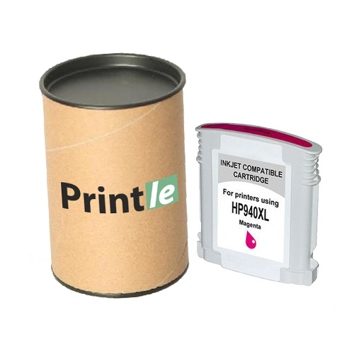 HP 940XL (C4908AE) kasetė raudona/magenta 1800psl (Printle)  (su mikroschema)