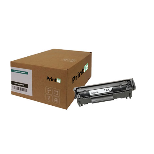 HP 12A (Q2612A) kasetė juoda 2000psl (Printle)  (su mikroschema)