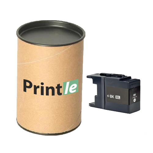 Brother LC-1280XLBK kasetė juoda/black 2460psl (Printle) LC1280XL (su mikroschema)