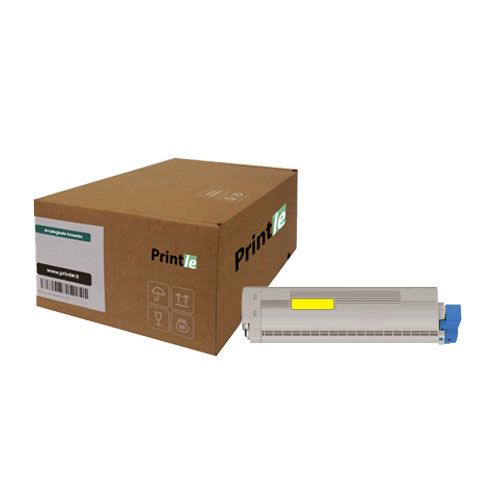 OKI 45862837 kasetė yellow/geltona 7300psl (Printle)  (su mikroschema)