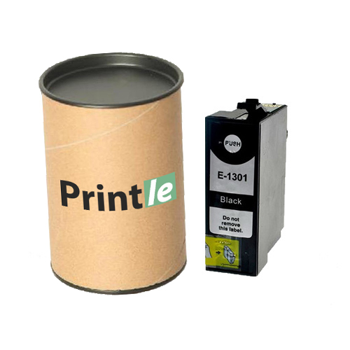 Epson T1301 (C13T13014010) kasetė juoda/black 1015psl (Printle)  (su mikroschema)