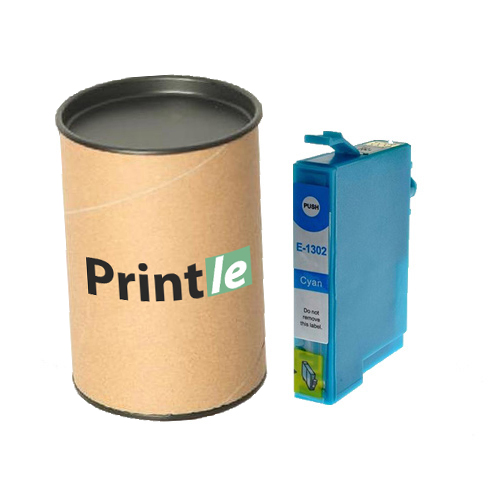 Epson T1302 (C13T13024010) kasetė žydra/cyan 755psl (Printle)  (su mikroschema)