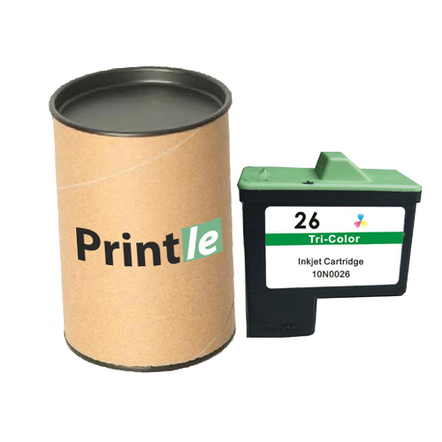 Lexmark Nr.26 (10N0026E) kasetė spalvota/color 368psl (Printle) (su mikroschema)