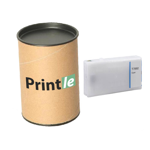 Epson T7892 (C13T789240) kasetė žydra/cyan 38ml (Printle)  (su mikroschema)