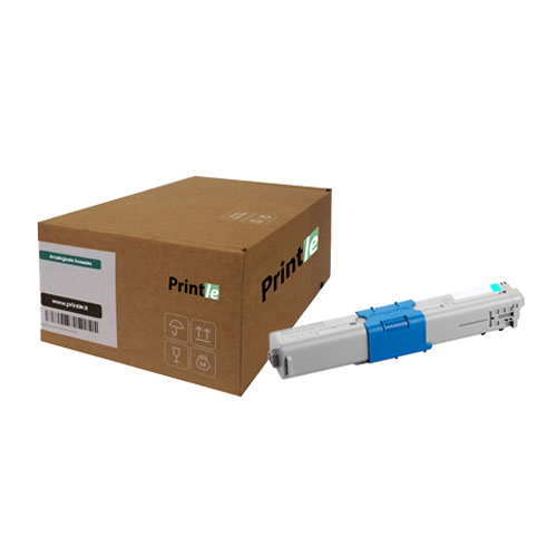 OKI 44469724 kasetė žydra/cyan 5000psl (Printle)  (su mikroschema)