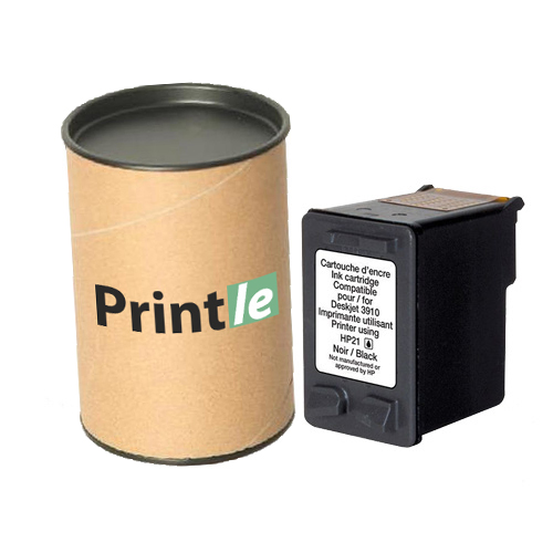 HP 21XL (C9351CE) kasetė juoda/black 480psl (Printle)  (su mikroschema)