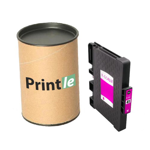 Ricoh GC41M (405763) kasetė purpurinė/magenta 22ml (Printle)  (su mikroschema)