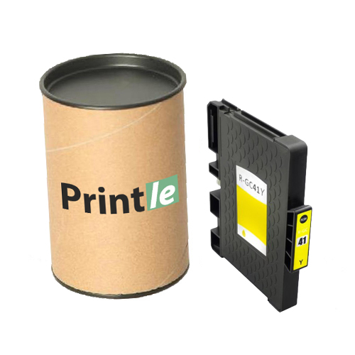 Ricoh GC41Y (405764) kasetė geltona/yellow 22ml (Printle)  (su mikroschema)