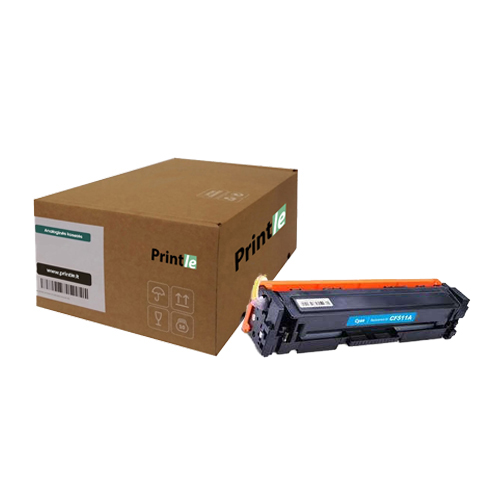 HP 204A (CF511A) kasetė žydra/cyan 900psl (Printle)  (su mikroschema)