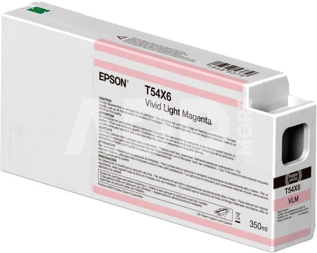 Epson Singlepack T54X60N UltraChrome HDX/HD 350ml Vivid Light Magenta Epson