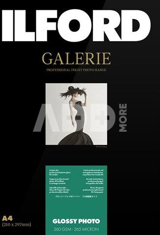 Ilford Galerie Glossy Photo Paper 260g IGPGP A2 25 Sheets