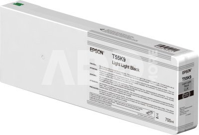 Epson Singlepack T55K900 UltraChrome 700ml Light Light Black