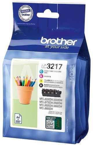 Ink cartridge Brother LC3217VALDR multipack CMYK OEM