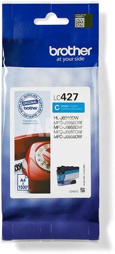 Brother LC427C Ink Cartridge, Cyan