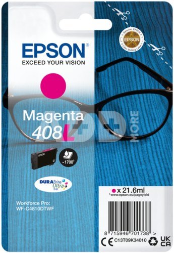 Epson DURABrite Ultra 408L Ink cartrige, Magenta